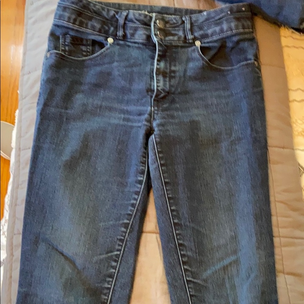 Skinny high waist denim jeans